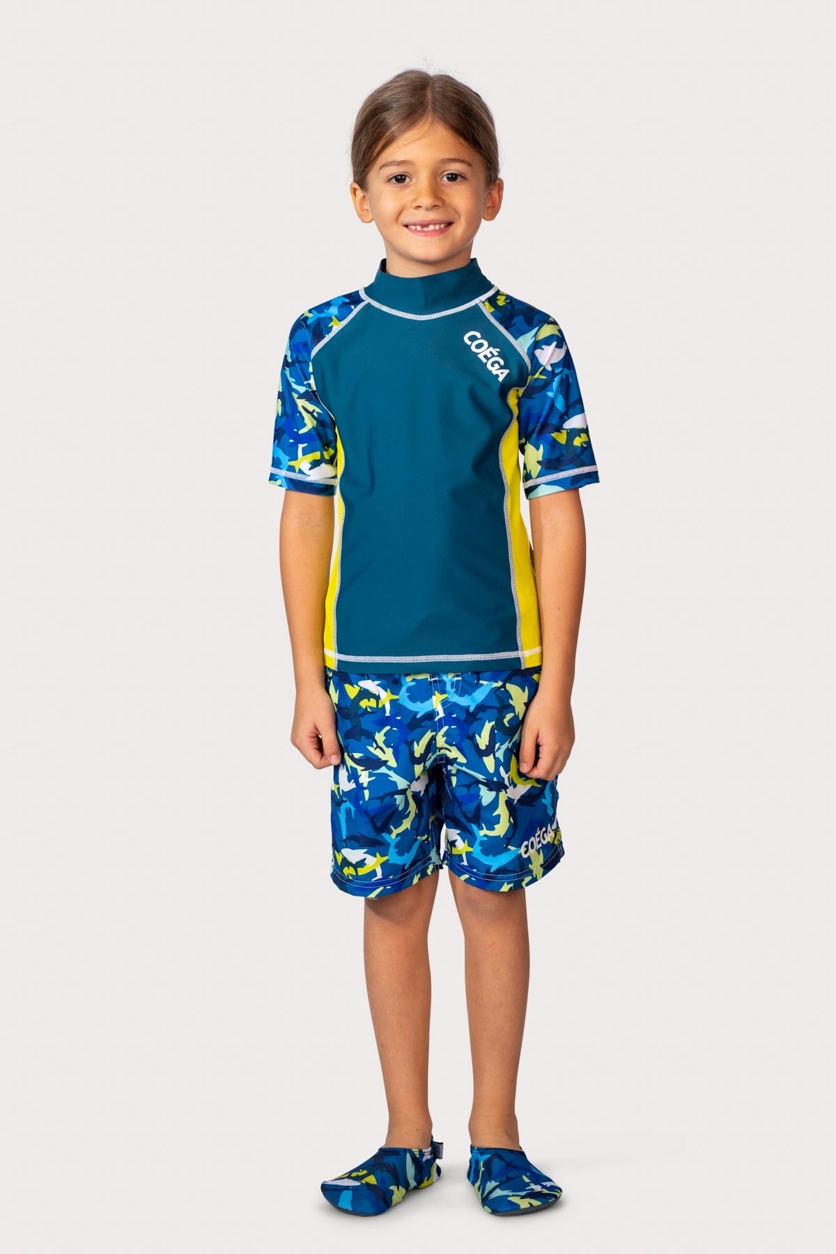 COEGA Boys Kids Rashguard - Short Sleeve