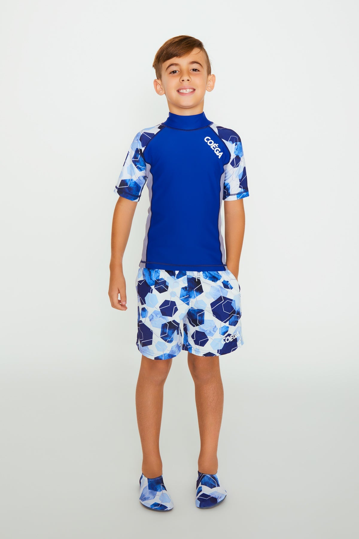 COEGA Boys Kids Rashguard - Short Sleeve