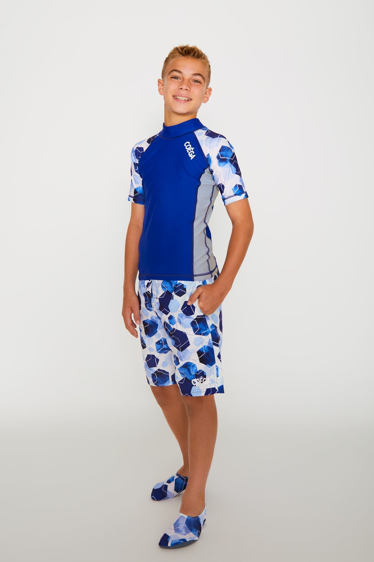 COEGA Boys Youth Rashguard - Short Sleeve