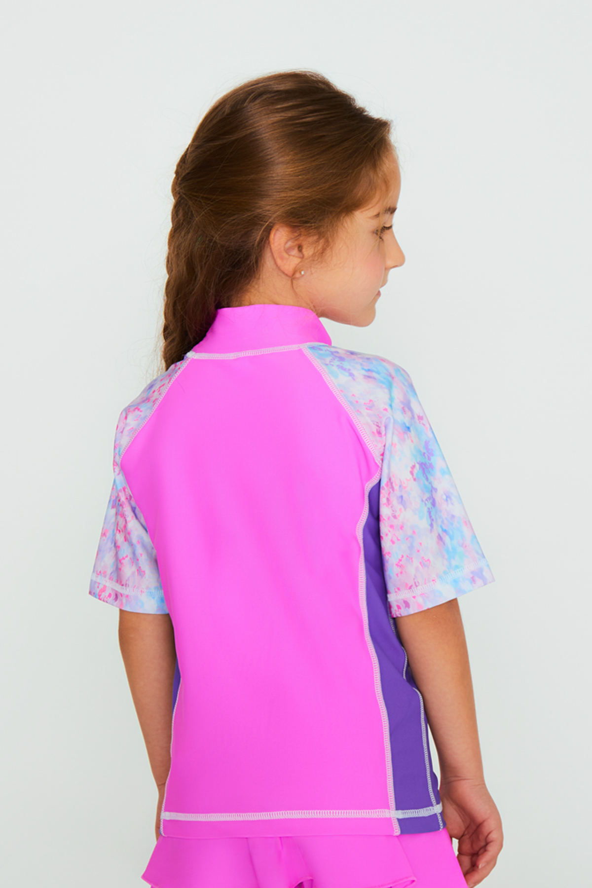 COEGA Girls Kids Rash Guard - Short Sleeve