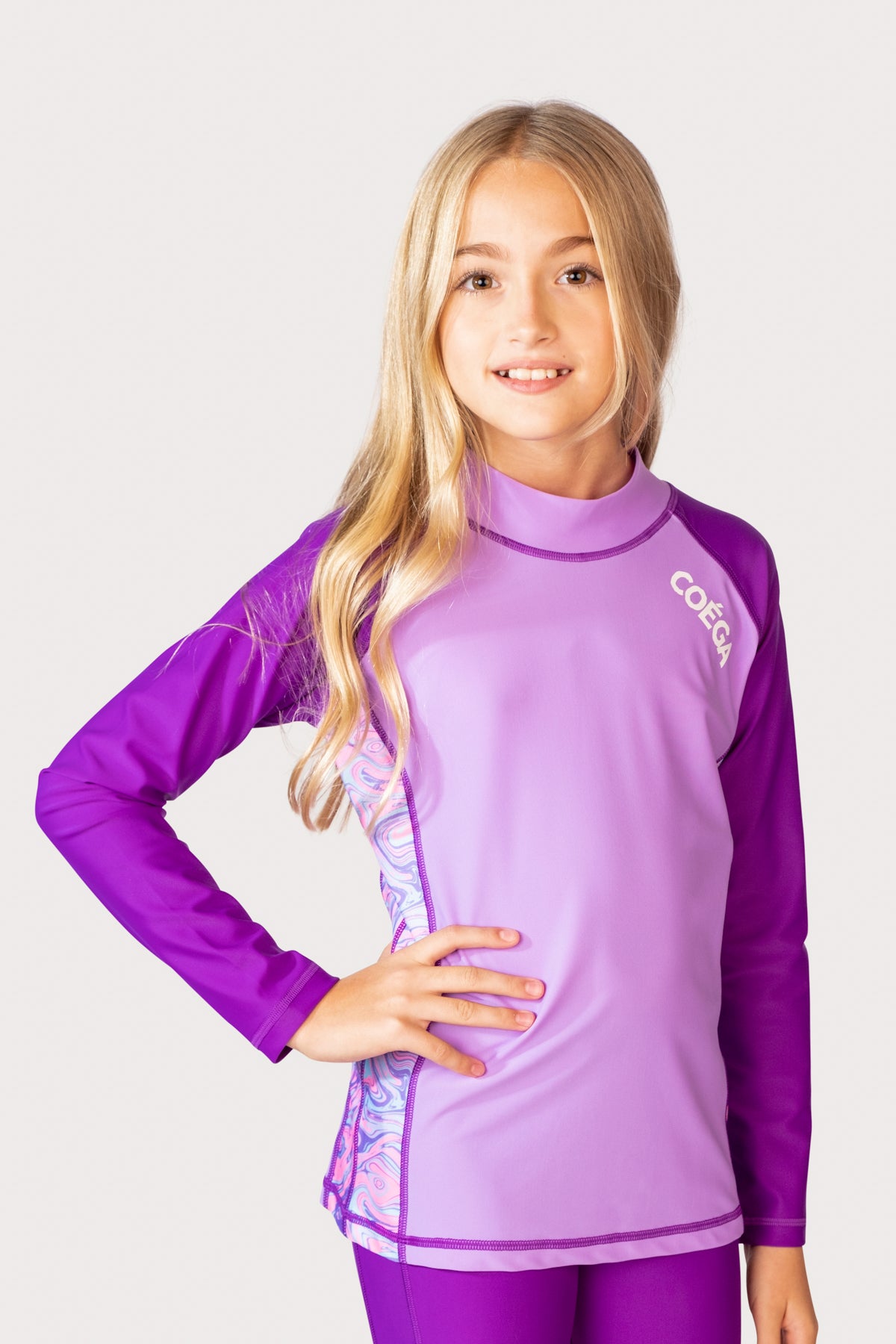 COEGA Girls Youth Rashguard - Long Sleeve