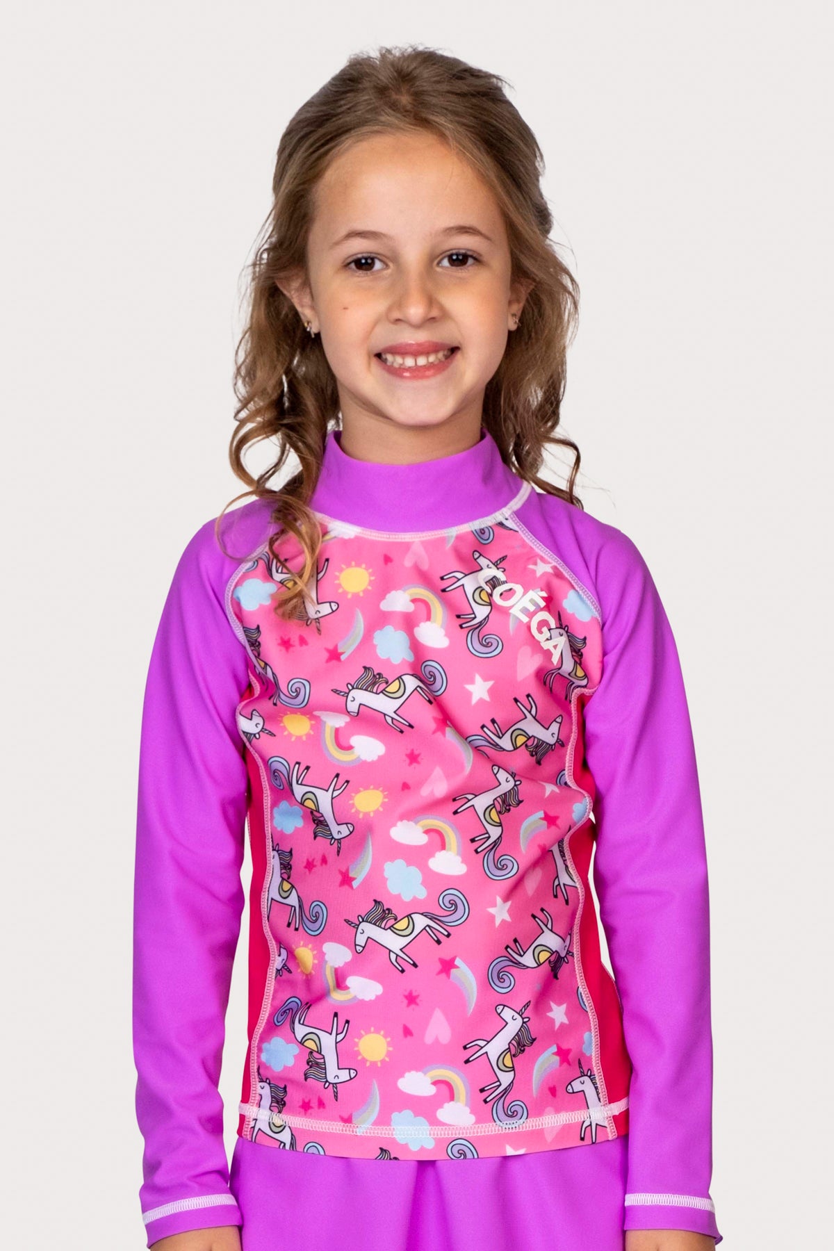 COEGA Girls Kids Rashguard - Long Sleeve