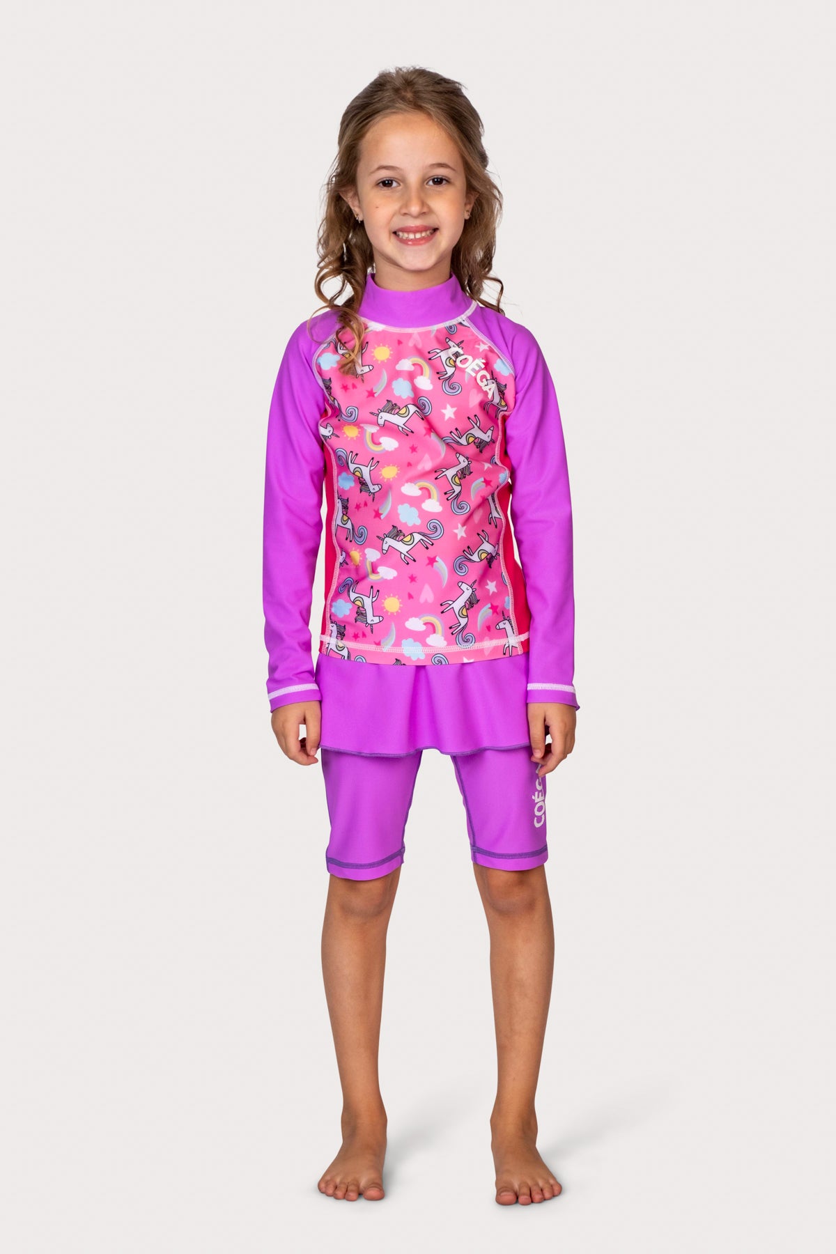 COEGA Girls Kids Rashguard - Long Sleeve