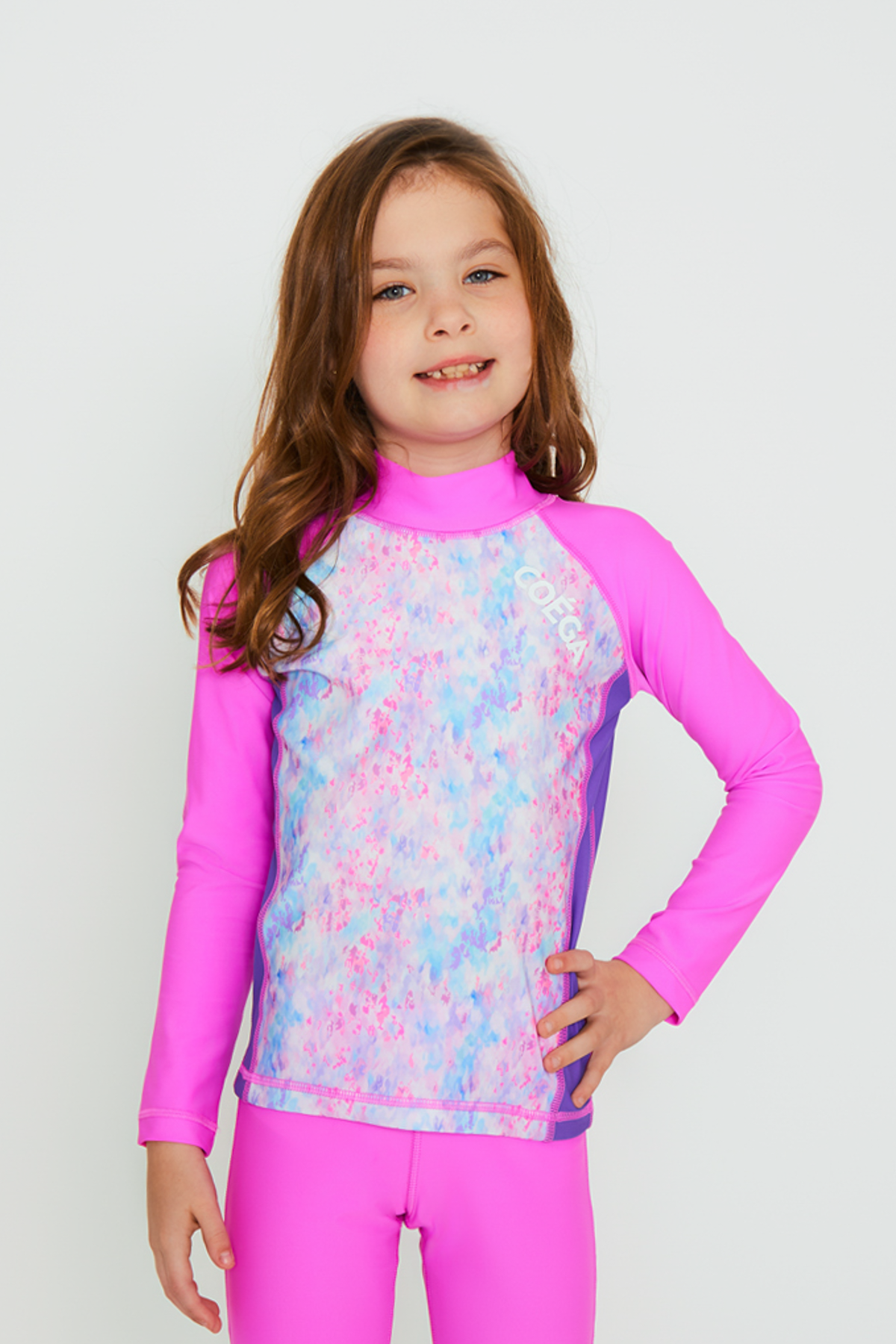 COEGA Girls Kids Rashguard - Long Sleeve