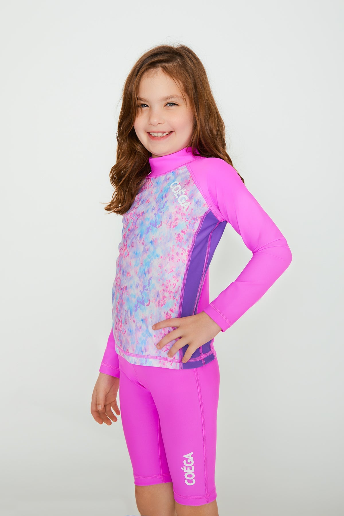 COEGA Girls Kids Rashguard - Long Sleeve