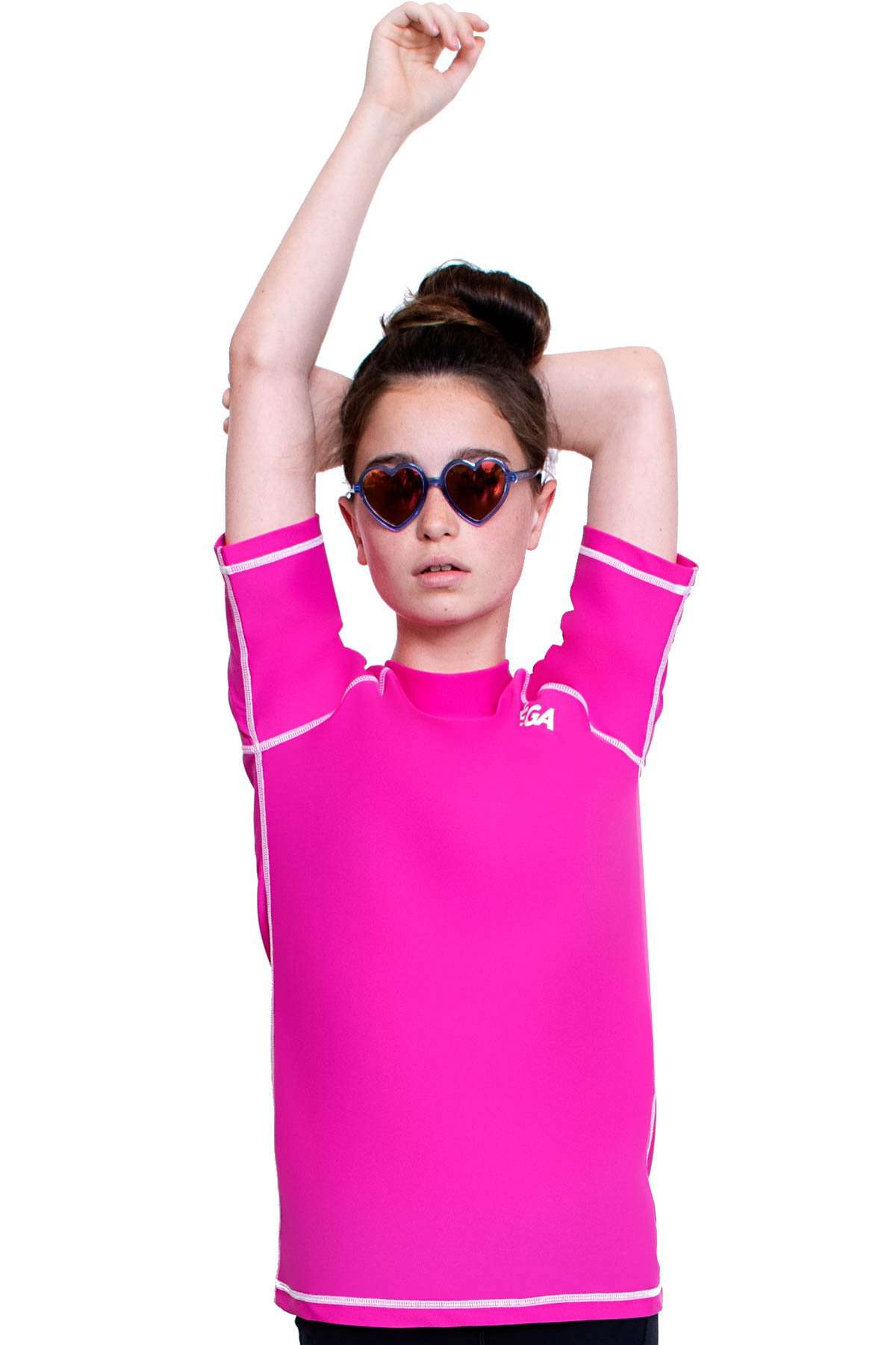 COEGA Girls Youth Rashguard - Short Sleeve