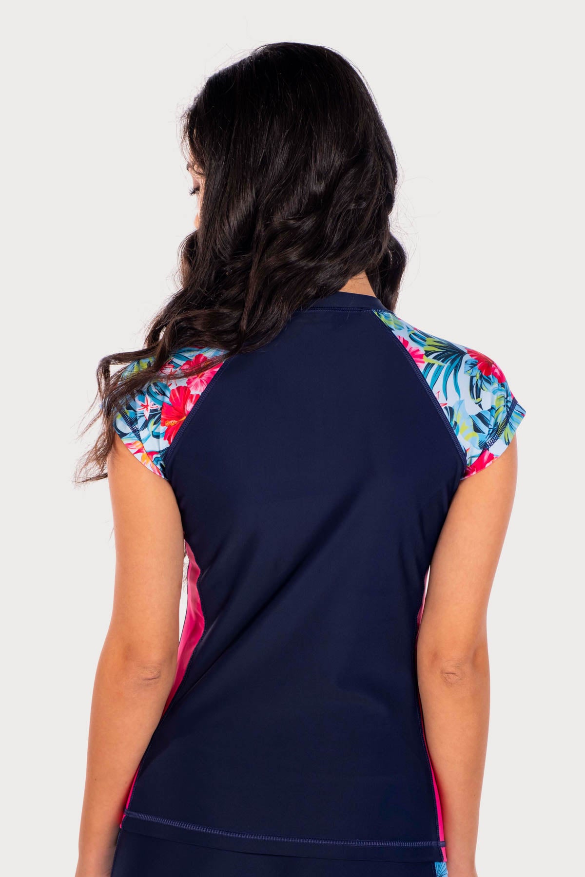 COEGA Ladies Rashguard - Capped Sleeve with Zip