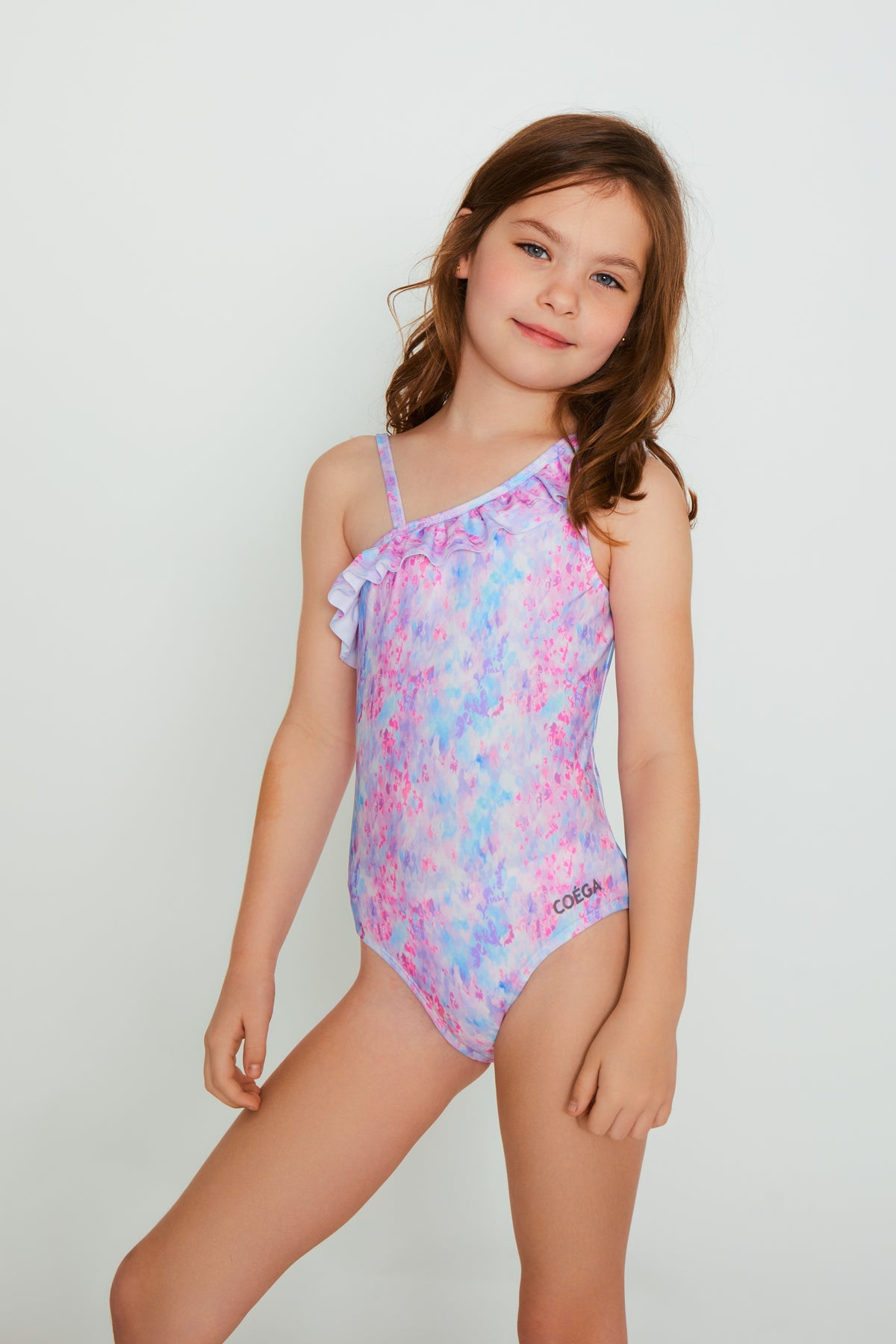 COEGA Girls Swim Suit - One Piece with frill