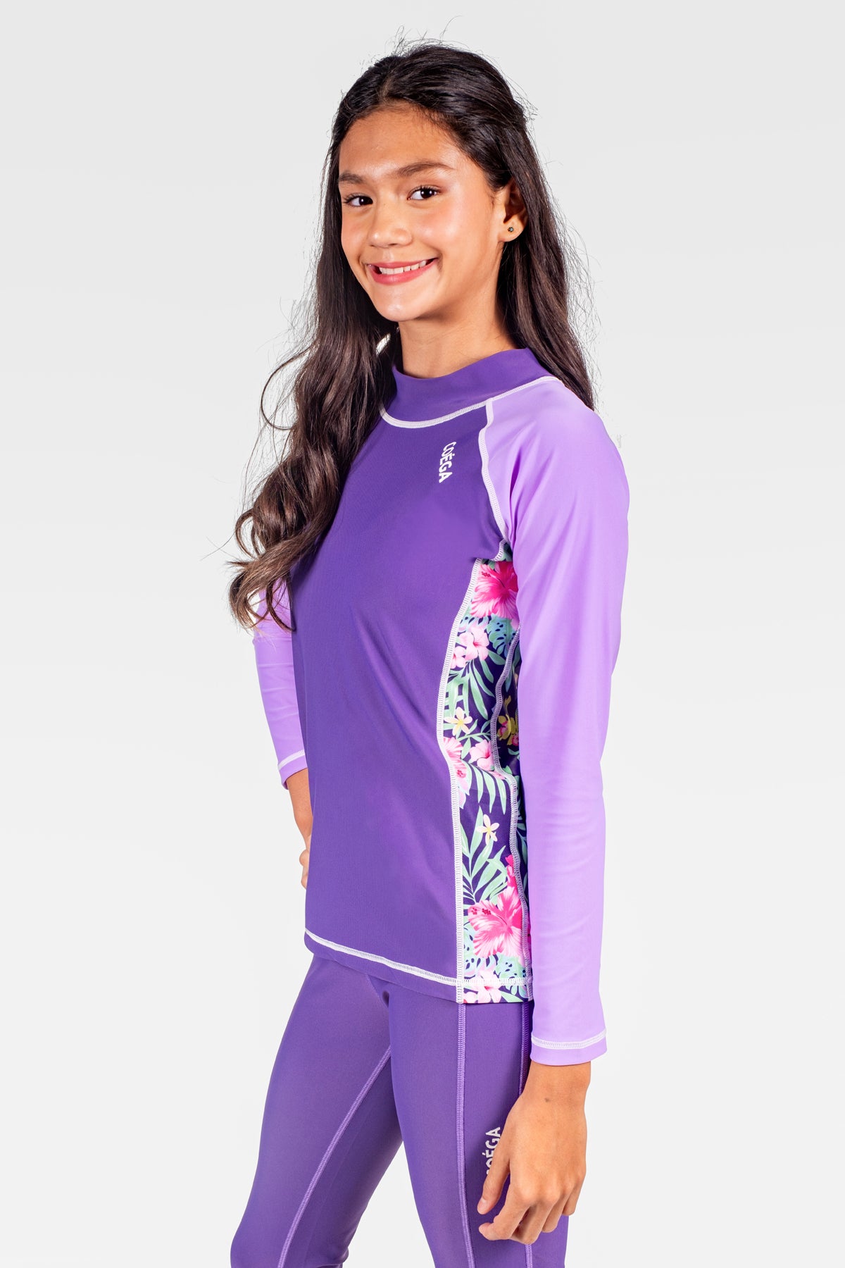 COEGA Girls Youth Rash Guard - Long Sleeve