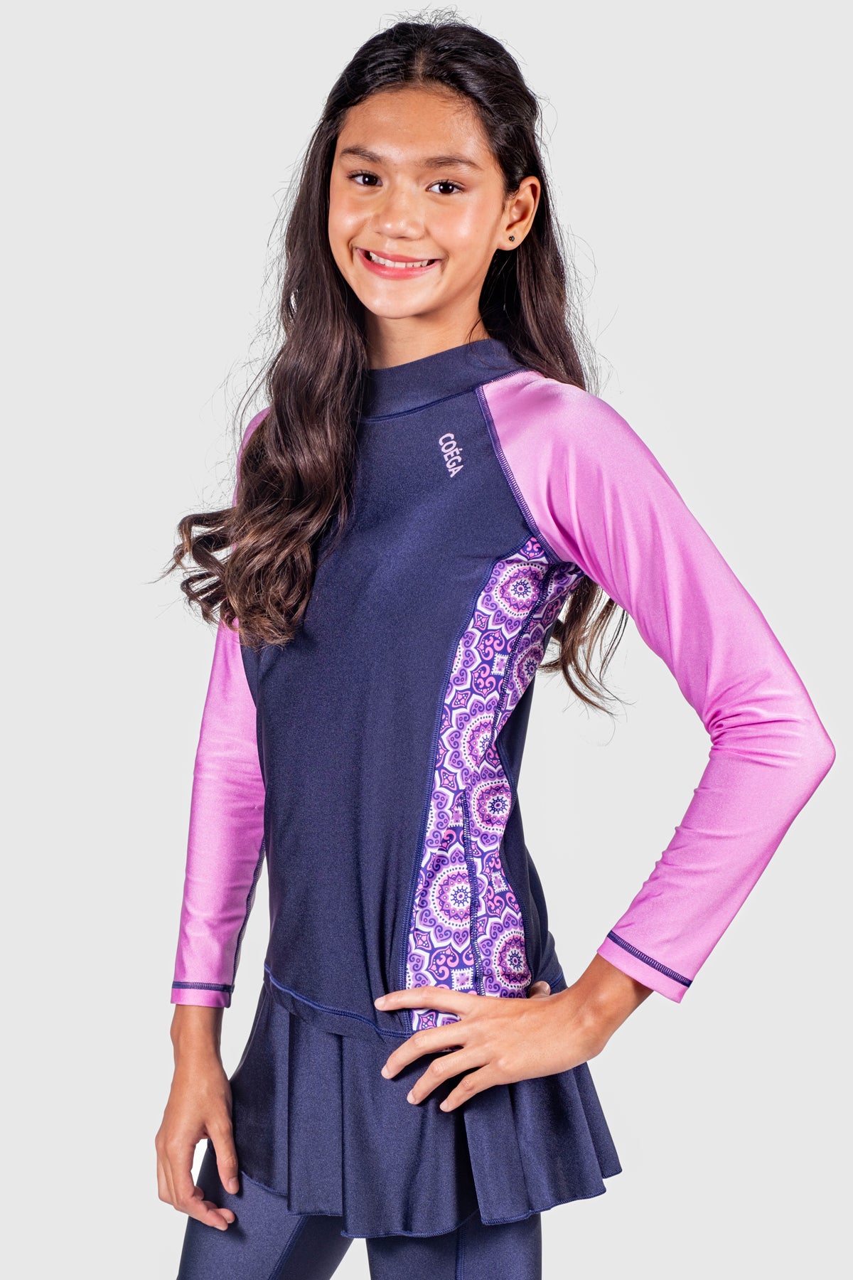 COEGA Girls Youth Rash Guard - Long Sleeve