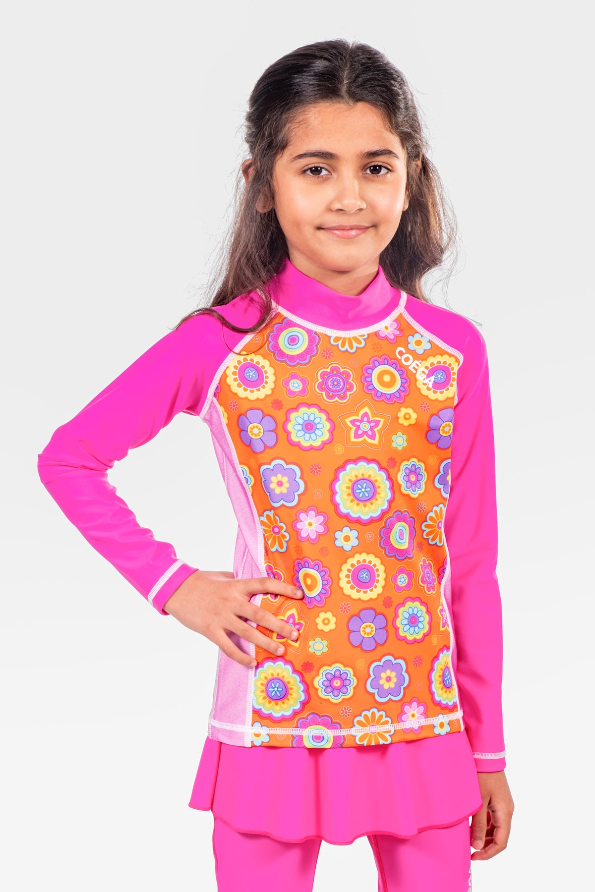 COEGA Girls Kids Rash Guard - Long Sleeve