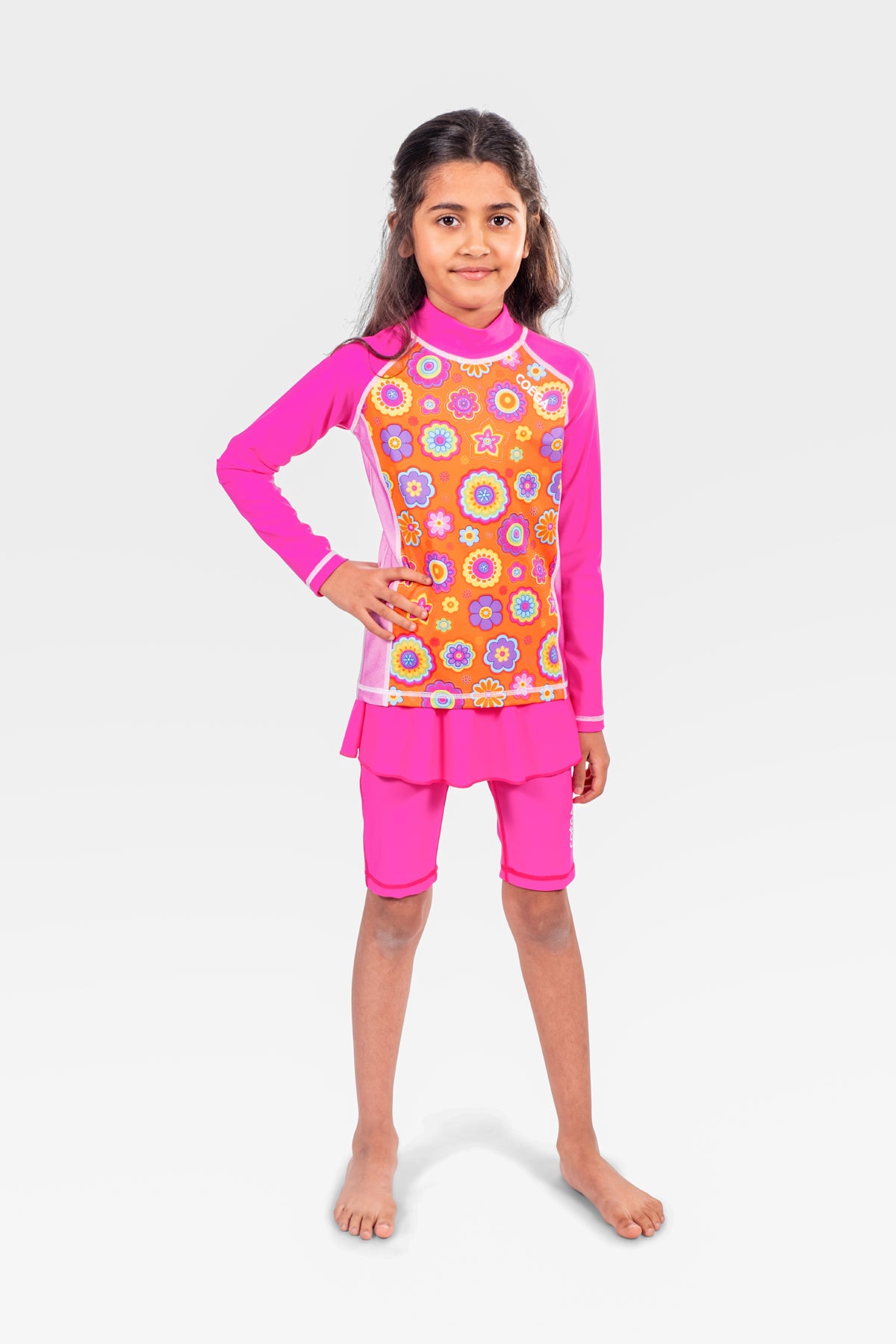 COEGA Girls Kids Rash Guard - Long Sleeve