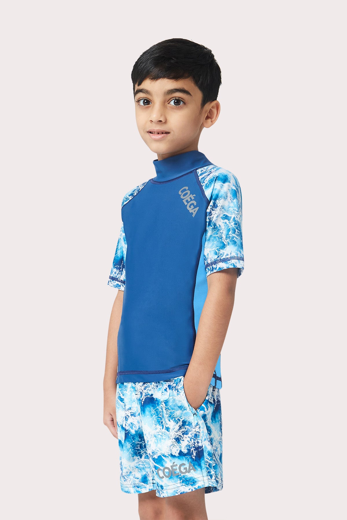 COEGA Boys Kids Rashguard - Short Sleeve