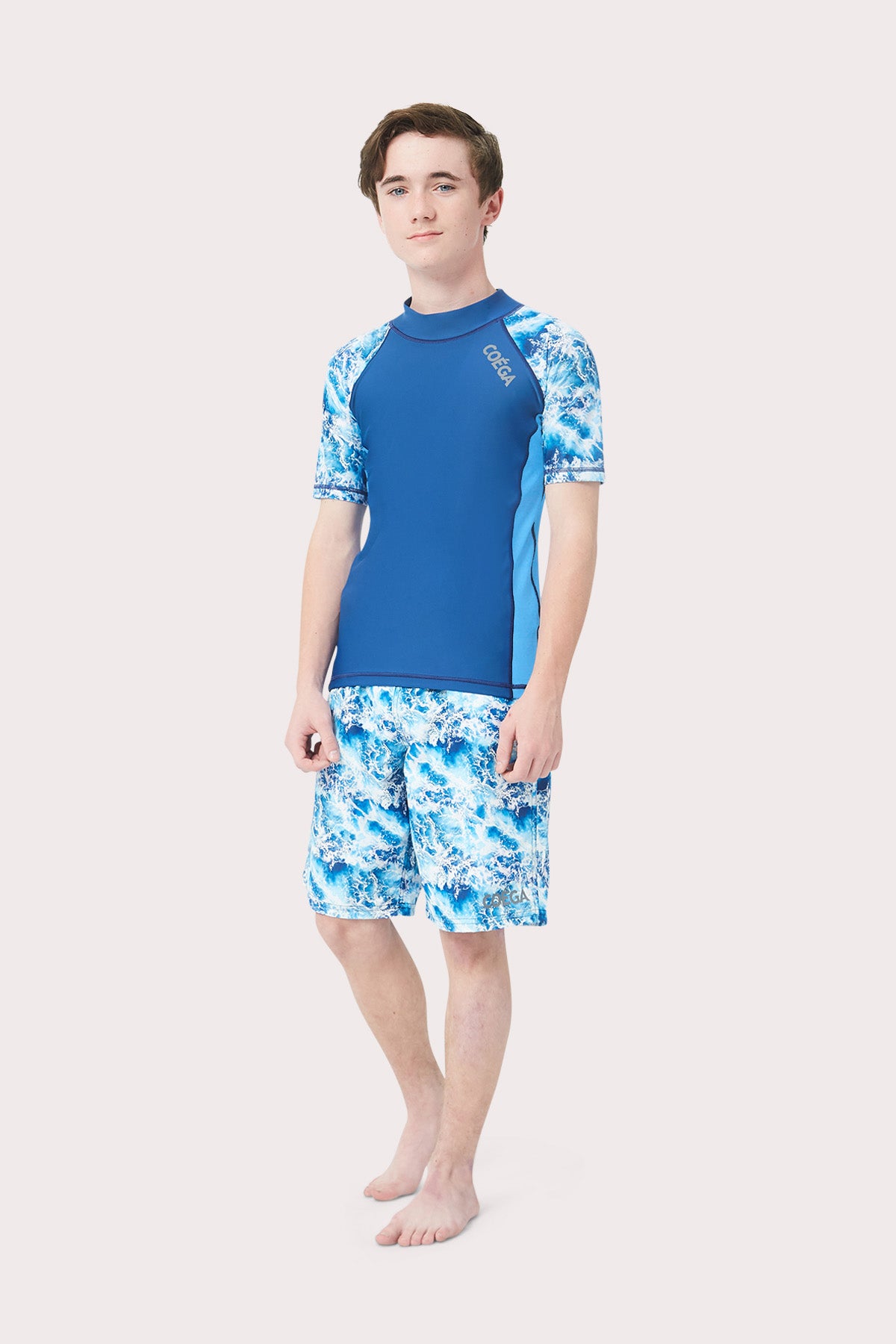 COEGA Boys Youth Rashguard - Short Sleeve