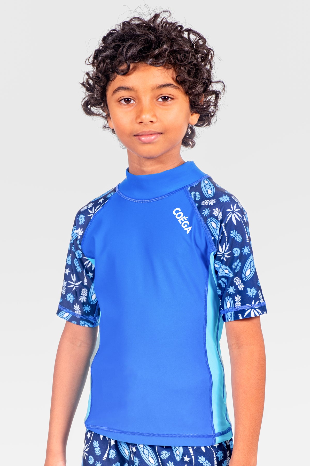 COEGA Boys Kids Rash Guard - Short Sleeve