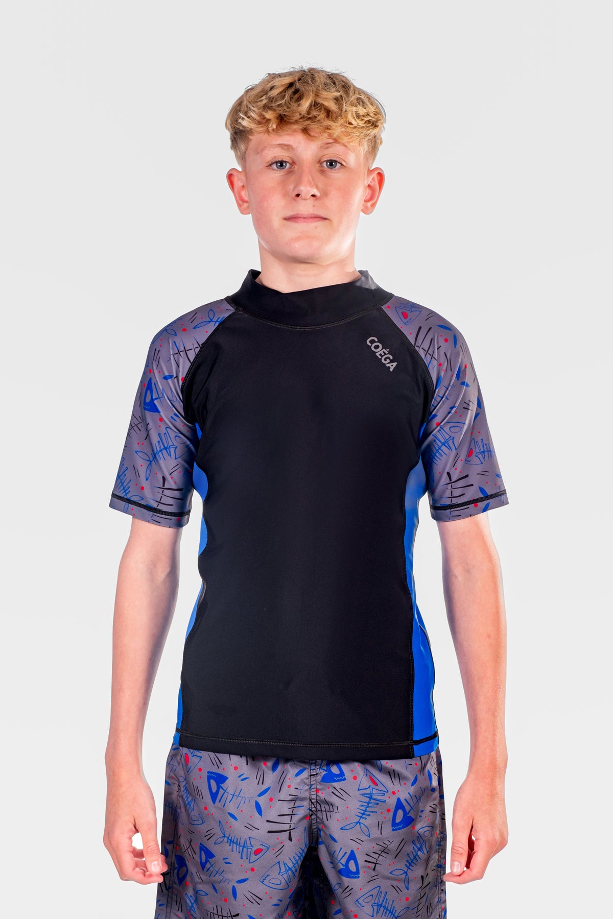 COEGA Boys Youth Rash Guard - Short Sleeve