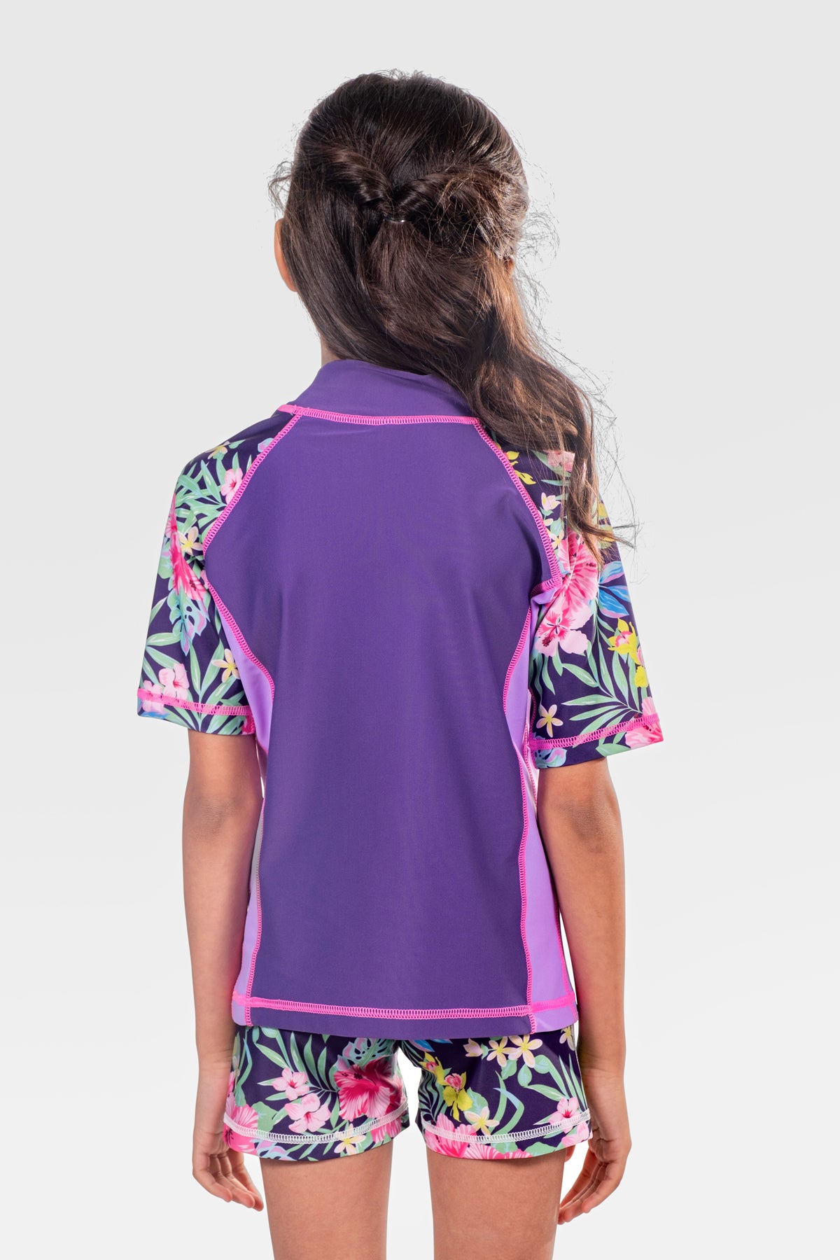 COEGA Girls Kids Rash Guard - Short Sleeve