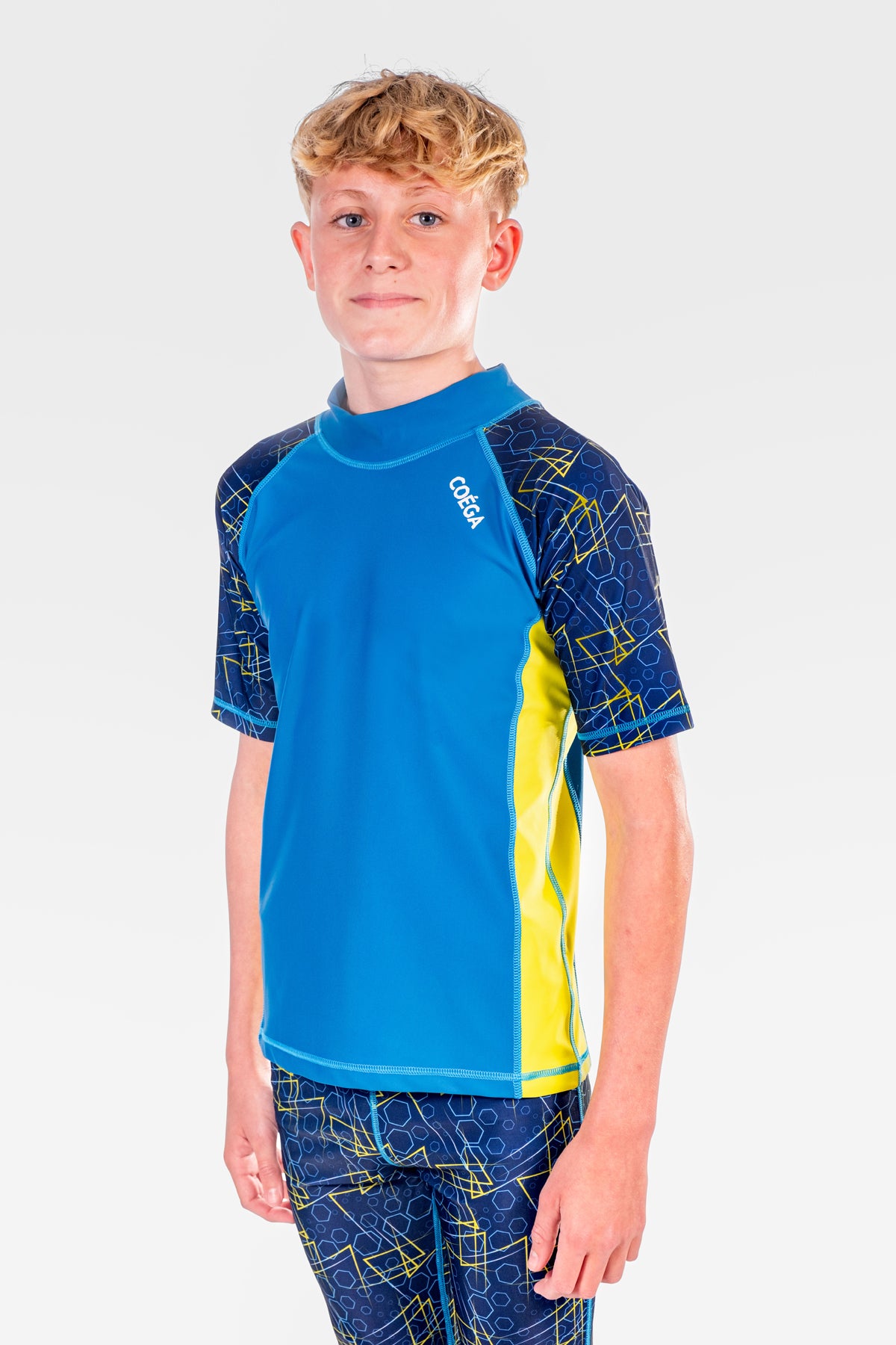 COEGA Boys Youth Rash Guard - Short Sleeve