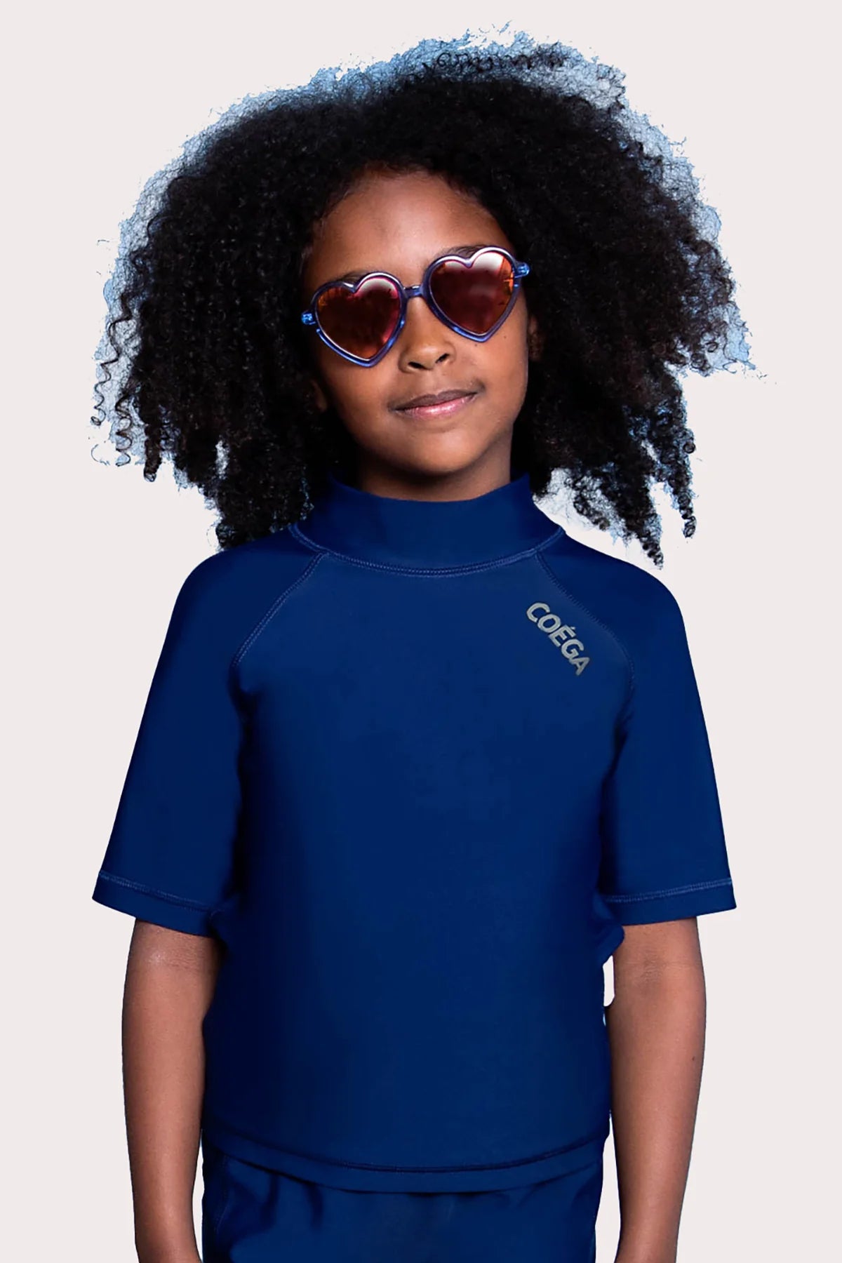 COEGA Girls Kids Rashguard - Short Sleeve