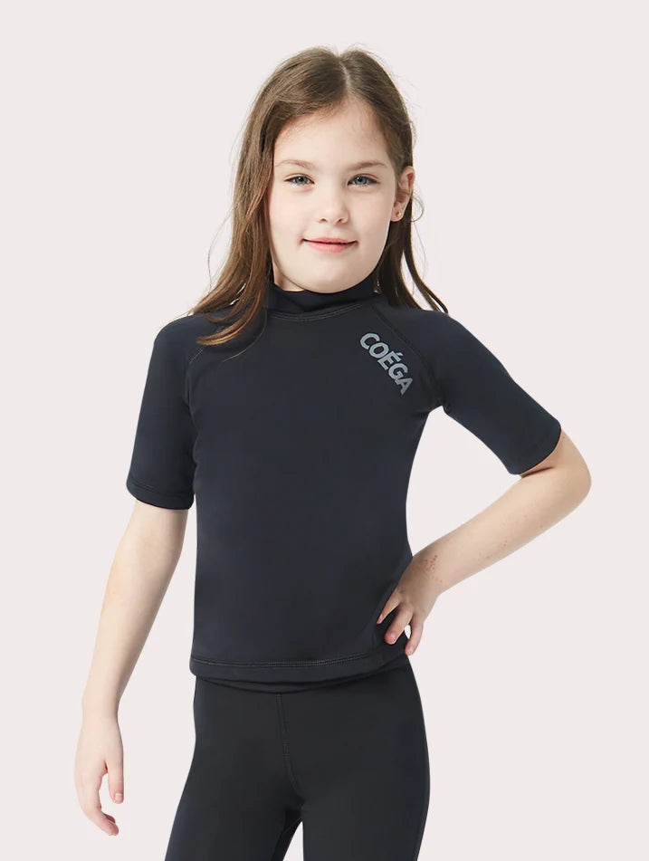 COEGA Girls Kids Rashguard - Short Sleeve