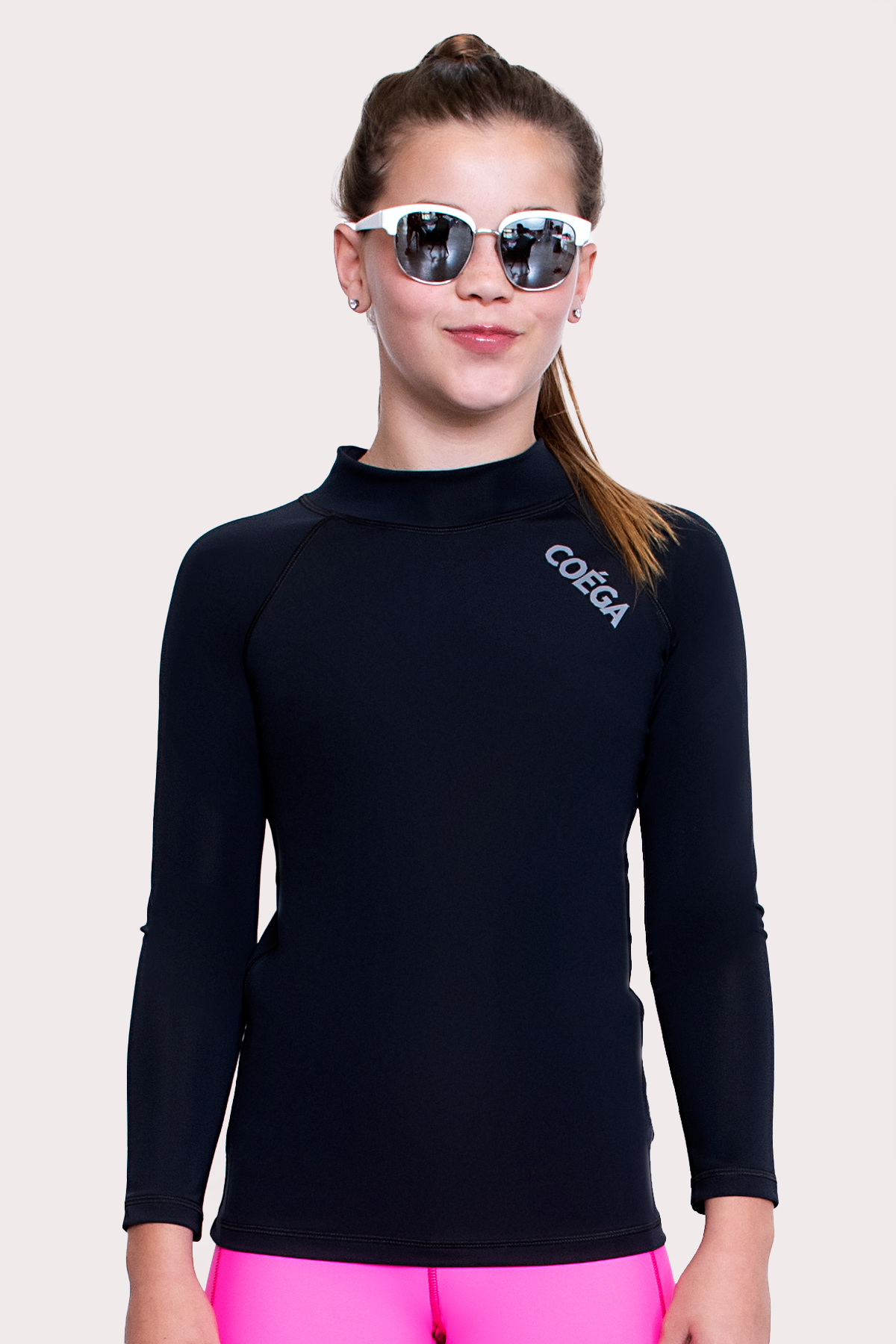 COEGA Girls Kids Rash Guard - Long Sleeve