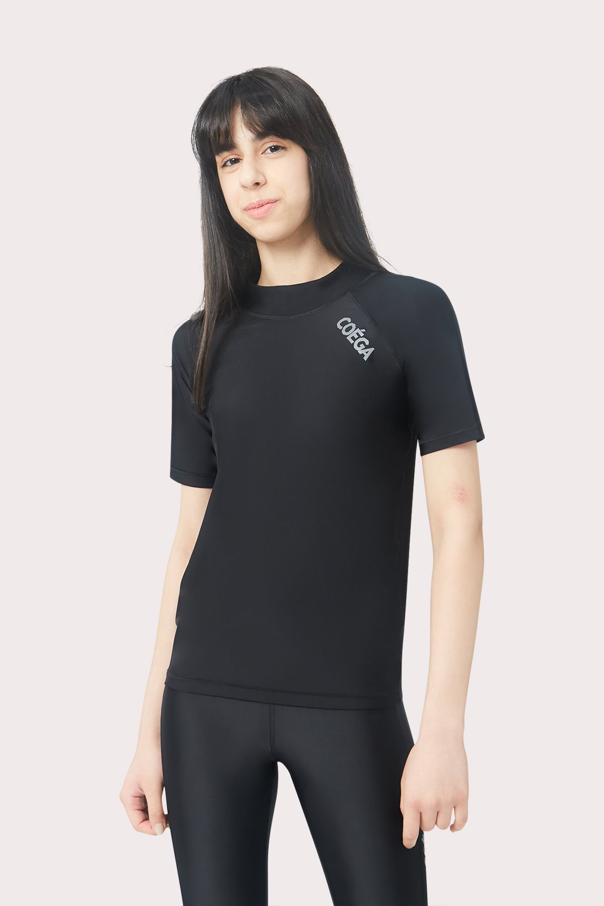 COEGA Girls Youth Rashguard - Short Sleeve