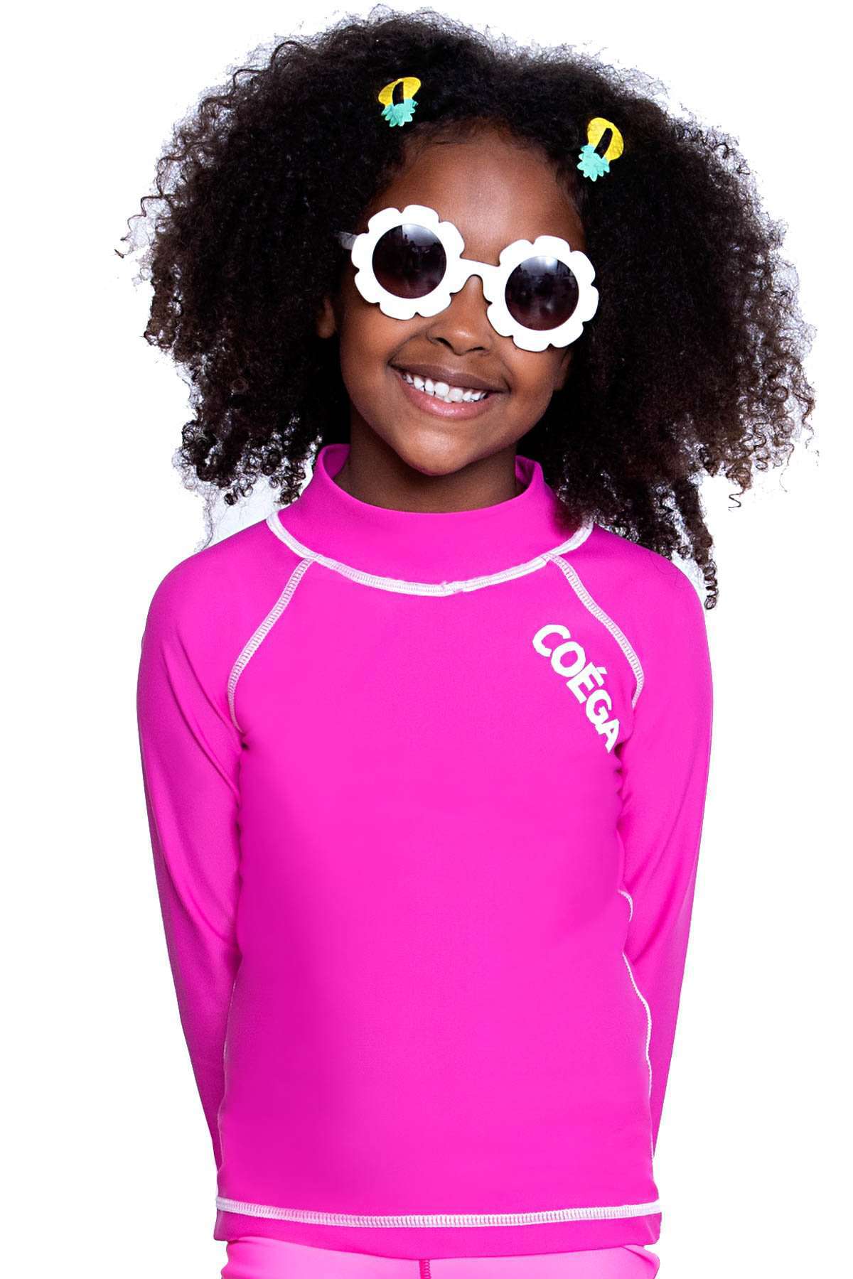 COEGA Girls Kids Rashguard - Long Sleeve