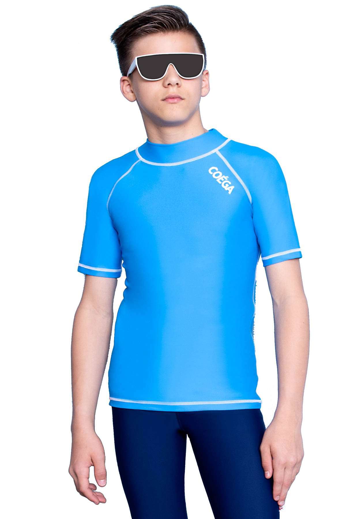 COEGA Boys Youth Rashguard - Short Sleeve